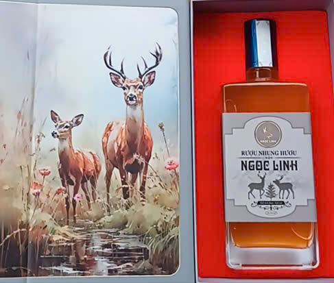 Rượu nhung hươu Ngọc Linh